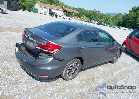 2013 Honda Civic Ex из США, поврежденный, VIN 19XFB2F84DE213902